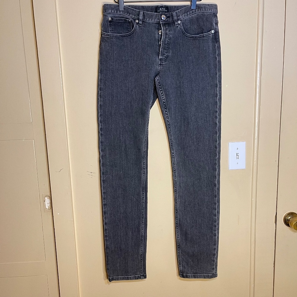 A.P.C. Charcoal Denim Pants